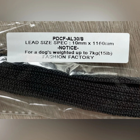 Puppia Black Dog Leash - Picture 4 of 5